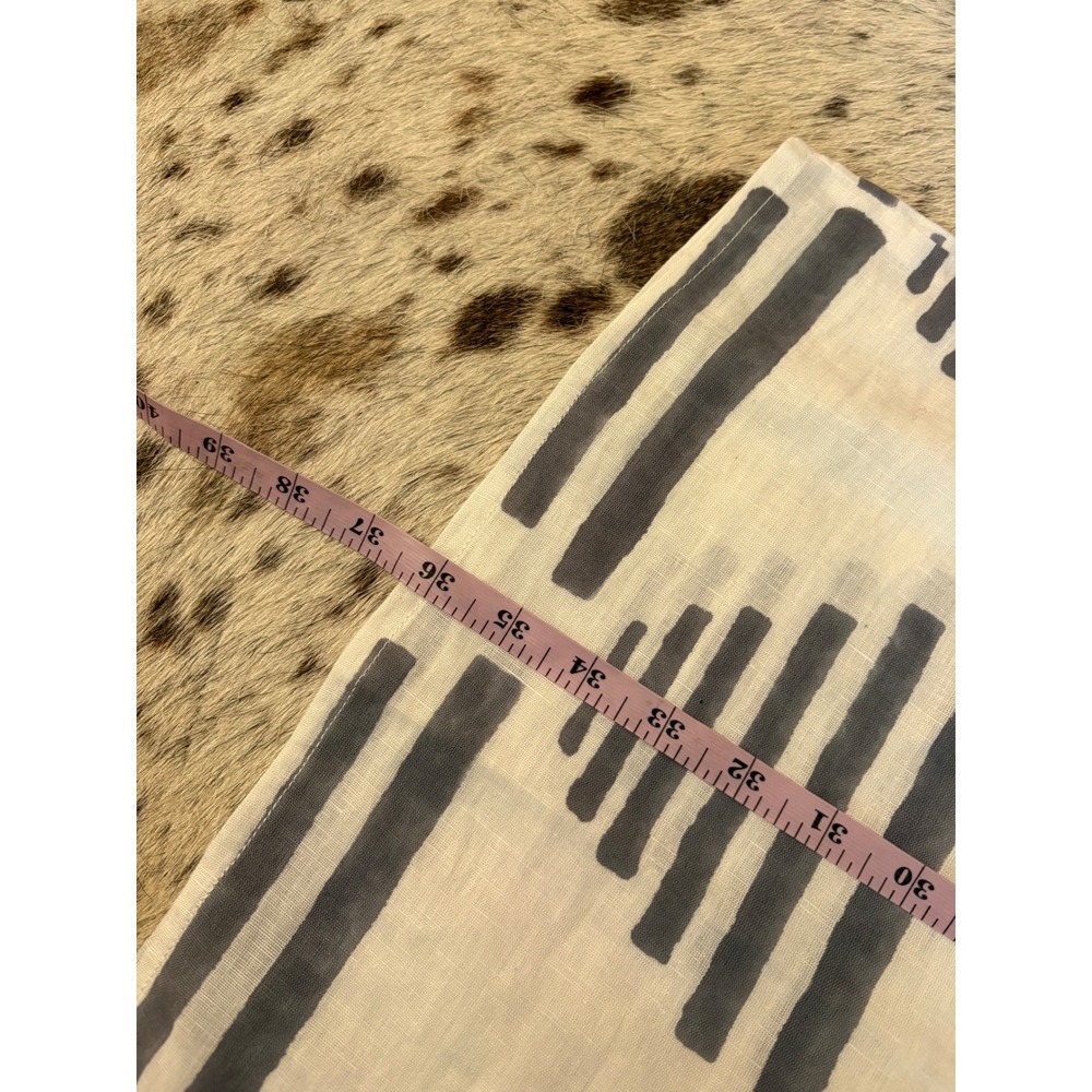 EMERSON FRY NEW Rise Caftan In Flint Pyramids RISE Organic Linen OS - Picture 9 of 9